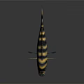 Modern Fish Tilapia Butti Kofiri Fish Tropical Fish Ornamental Fish 3d model