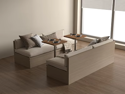Modern Card Seat Sofa Modern Sofa Pillow Card Seat 3d model