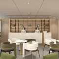 Modern Elegant Property Sales Office Exterior With Warm Soft Lighting And Full Height Glass Facade