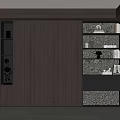 Modern Built In Wooden Bookcase With Open Shelves Books And Decor Items
