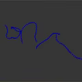 Silver Metal Chain Equipment With Curved Structure On Dark Background
