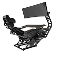 Modern Ergonomic Black Leather Recliner Chair With Adjustable Headrest Footrest And Armrests