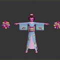 Kimono Beauty Kimono Japanese Kimono Japanese Woman Oriental Woman Asian Woman Woman Female 3d model