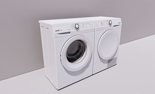 Modern washing machine 3d model