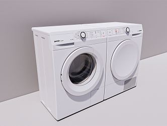 Modern washing machine 3d model