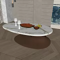 Modern coffee table 3d model