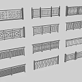 Collection of Various Decorative Fence Designs With Different Patterns and Styles