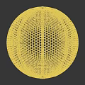 Modern Indoor Basketball Court With Spalding Black Honeycomb Mesh Design Basketball