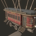 Modern Steampunk Car 3d model