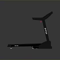 Sturdy Black Fitness Treadmill With LCD Display Handrails And Running Belt