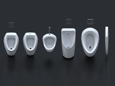 Modern Bathroom Toilet Collection With Various Styles And Contemporary Designs 3d model