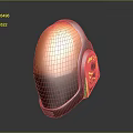 Sci-Fi Helmet Alien Helmet High Tech Helmet Game Helmet 3d model