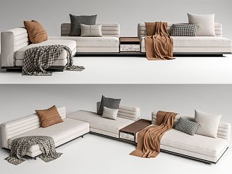 modern corner sofa Minotti roger multiplayer sofa multiplayer sofa 3d model