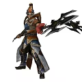 Modern Game Character Three Kingdoms Unparalleled Character Man 3d model