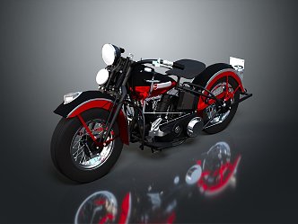 Motorcycle Two-wheeled Motorcycle Cross-country Motorcycle Road Race Motorcycle Motor Vehicle Transport 3d model