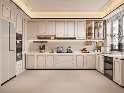 New Chinese Kitchen 3d model