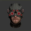 Sci-Fi Helmet Alien Helmet High Tech Helmet Game Helmet 3d model