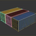 Container Cargo Box Cargo Box Trunk Box Luggage Leather Box Leather Box Container 3d model