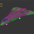 Modern Spaceship Spacecraft Spacecraft 3d model