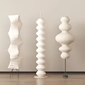 Cream Floor Lamp Spherical Floor Lamp Modern Floor Lamp 3d model