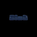 Modern Blue And Black Plush Sectional Sofa With Modular Design For Living Room
