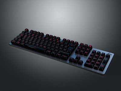 Keyboard Wireless Keyboard Computer Configuration Bluetooth Keyboard Gaming Keyboard Mechanical Keyboard Women's Keyboard 3d model