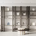 Modern Bookshelf 3d model