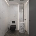 Rose Garden Toilet Modern Toilet 3d model