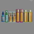 Variety Of Skincare Product Bottles Displayed