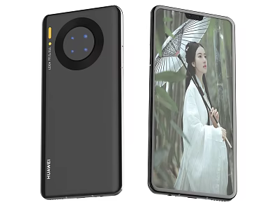 Sleek Smartphone Design With Circular Camera Module And Front Screen 3d model