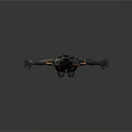 Game Movie Character In Black Bodysuit With Yellow Lines Helmet Standing Arms Outstretched