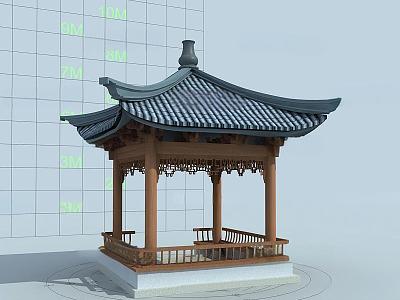 Ancient Pavilion of Chinese-style Ancient Architecture model