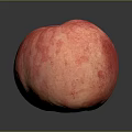 Fresh Red Shiny Apple With Vibrant Color And Glossy Surface Perfect For Healthy Snacks