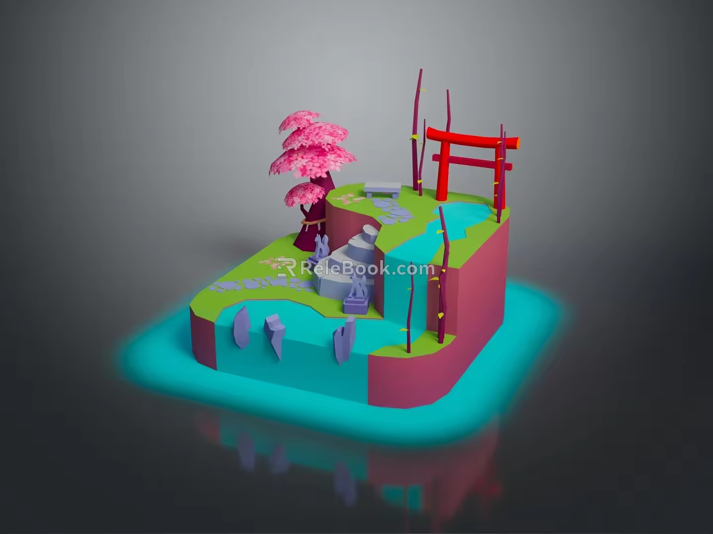 Game Environment Game Scene Fairy Tale Scene Fairy Tale Magic Scene Magic Item Fantasy Scene 3d model