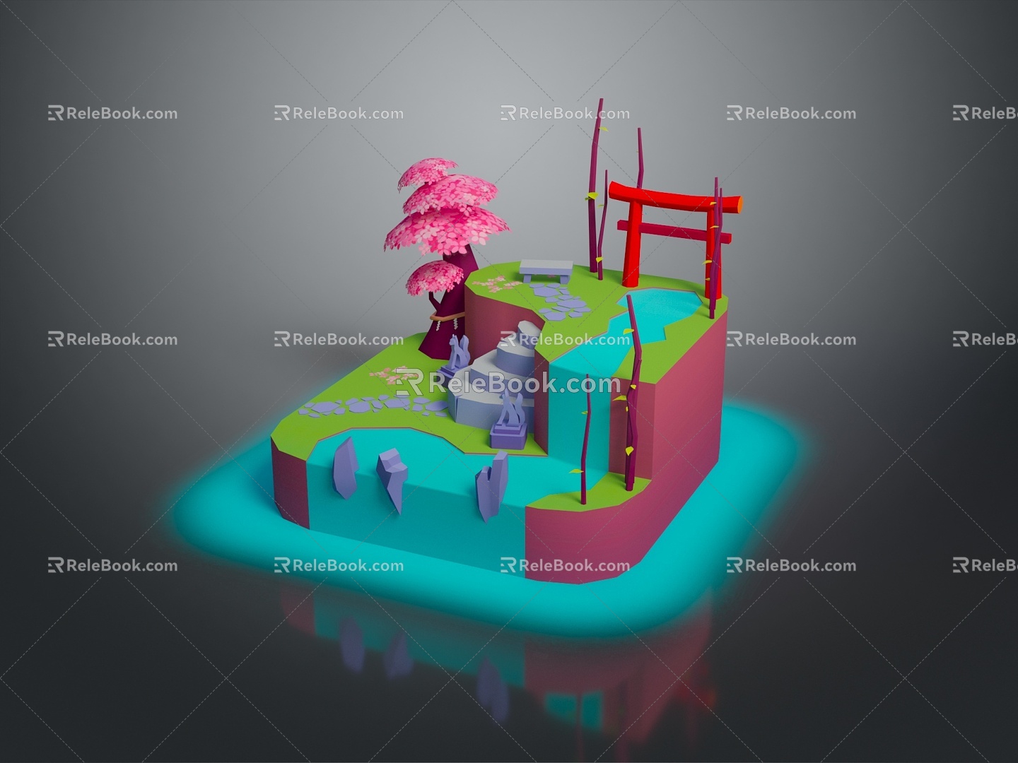 Game Environment Game Scene Fairy Tale Scene Fairy Tale Magic Scene Magic Item Fantasy Scene 3d model