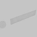 Modern Minimalist Spherical Component With Marble Texture And Illuminated Light Strips On Marble Walls