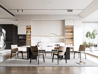 Modern Restaurant 3d model