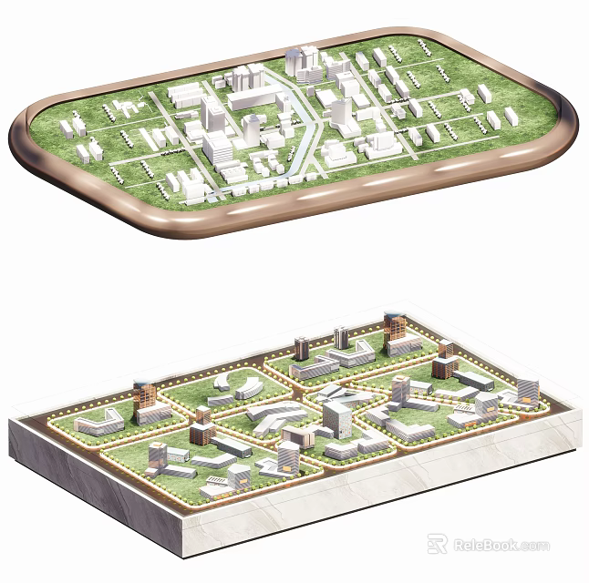 Commercial Equipment Architectural Model For City Planning Display And Design 3d model 