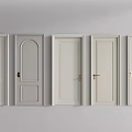 Hinged Doors With Various Modern Designs In White And Light Gray For Home Interiors