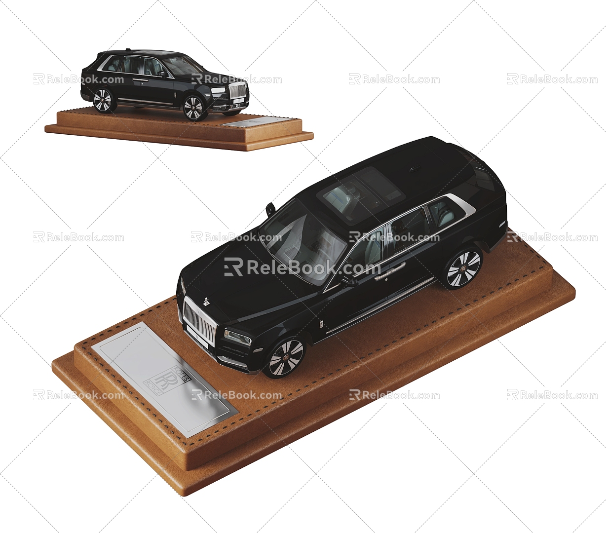 Hyundai Car Decoration Rolls-Royce Culinan Handmade Ornaments Light Luxury Ornaments 3d model