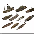 Traditional Wooden Boats Collection With Various Classic Designs And Sailing Features