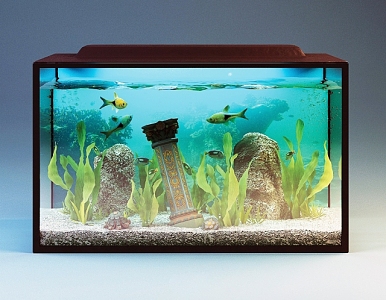 Fish tank 3d model