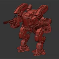 Industrial LOFT Robot Machine Warrior Machine Warfighter 3d model