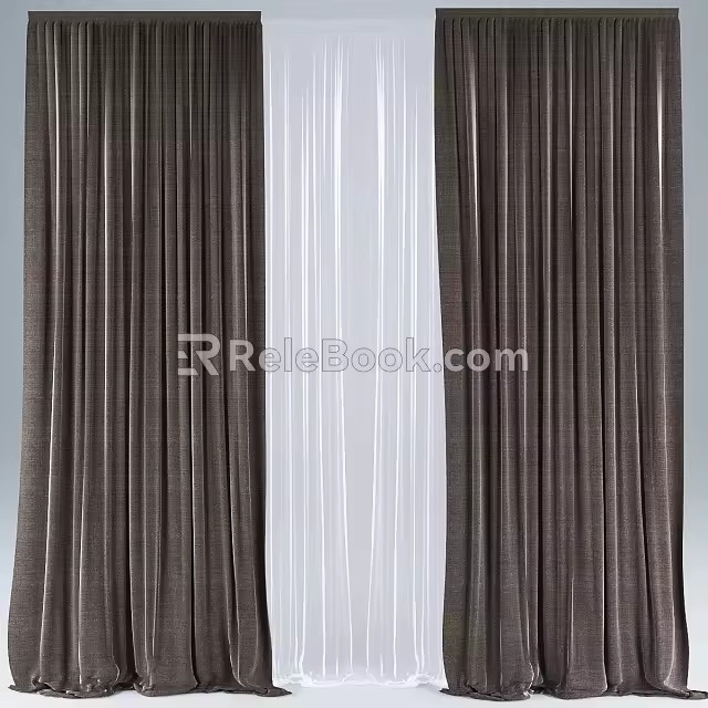 Curtains 3d model