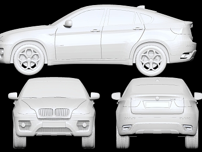 BMW X6 3d model