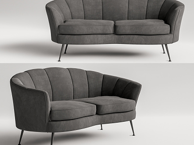 Modern double sofa model