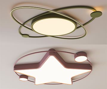 modern ceiling lamp 3d model