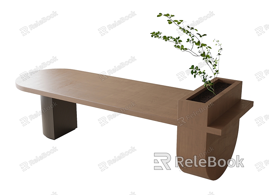 Middle Style Desk Dining Table Tea Table model