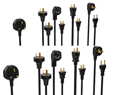 Modern plug 3d model Modern plug 3d model