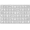 New Chinese-style openwork window 3d model